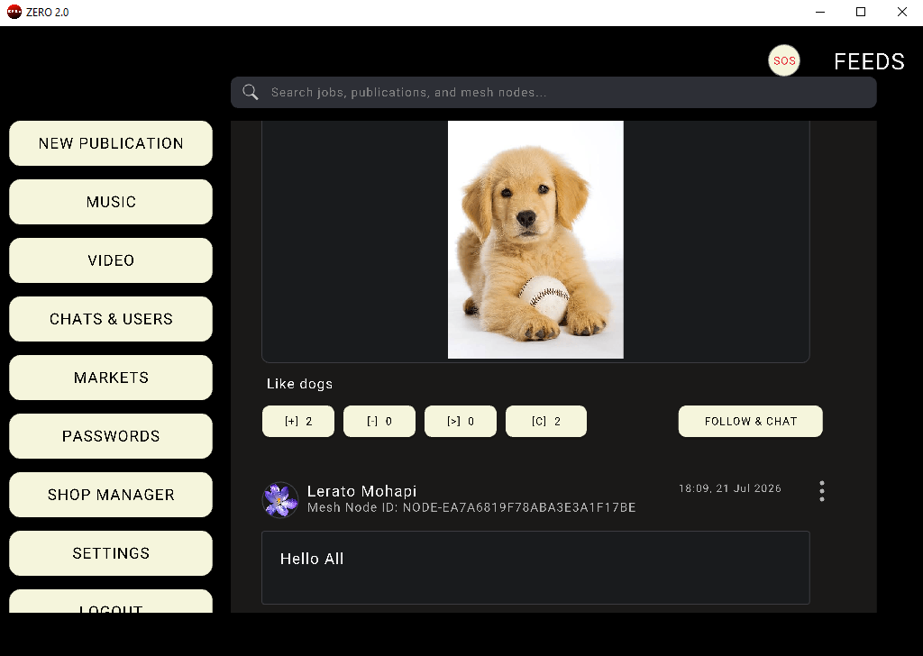 ZER0 2.0 feeds publications page
